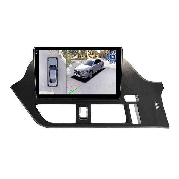 Магнитола Navi Pro 2K 8+128Gb 10" с поддержкой кругового обзора с камерами кругового обзора 360 1080p AHD для Toyota Noah, Esquire, Voxy 2014-2021