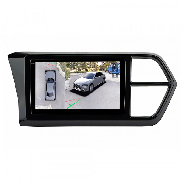 Магнитола Navi Pro 2K 8+128Gb 10" с поддержкой кругового обзора с камерами кругового обзора 360 1080p AHD для Volkswagen Jetta VS5, VS7 2019+