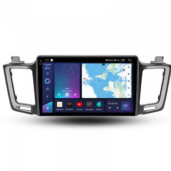 Магнитола на платформе Android Navi PRO 2K 4/32Gb 10" для Toyota RAV4 2014-2017