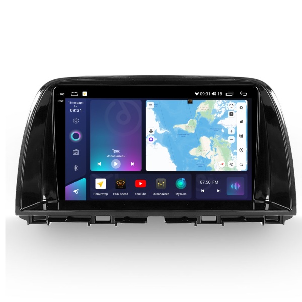 Магнитола на платформе Android Navi PRO 2K 4/32Gb 9" для Mazda CX-5 2012-2017 Type-B