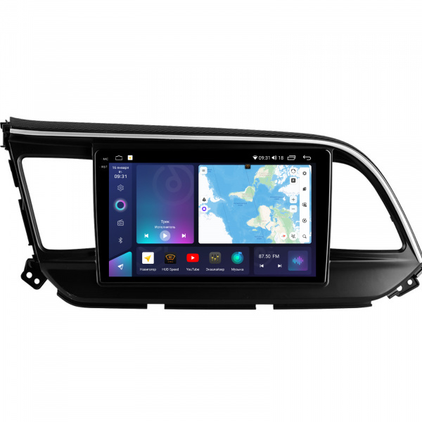 Магнитола на платформе Android Navi PRO 2K 4/32Gb 9" для Hyundai Elantra 2018-2022 "Type B"