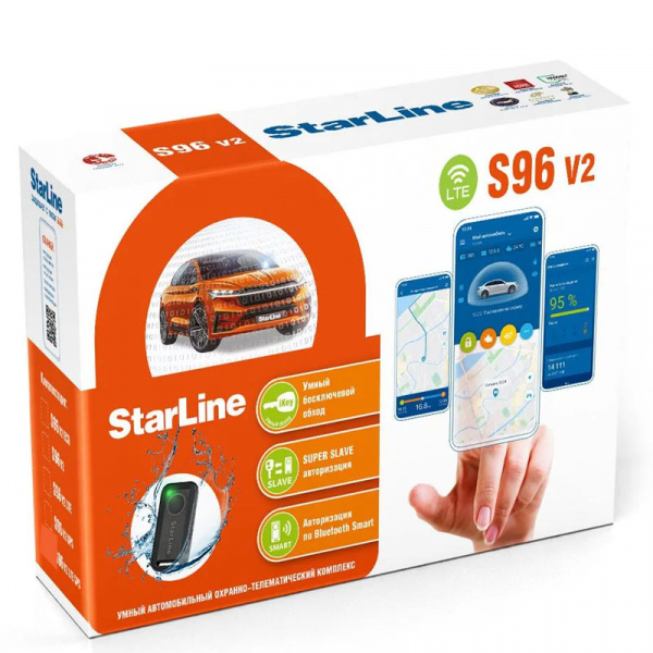 Автосигнализация StarLine S96 v2 BT 2CAN+4LIN LTE GPS