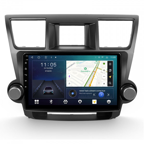 Магнитола Navi S 4+64Gb 10" для Toyota Highlander 2007-2013