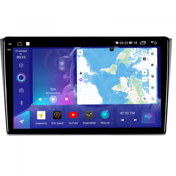 Магнитола на платформе Android Navi PRO 2K 4/64Gb 9" для Mazda CX-9 2009-2014