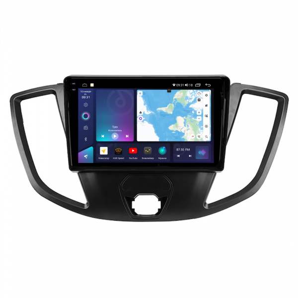 Магнитола на платформе Android Navi PRO 2K 4/32Gb 9" для Ford Transit 2012-2021
