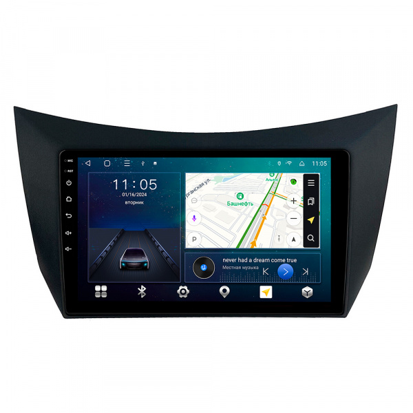 Магнитола NAVI S 2+64Gb 9" для Lifan 320, Smily 2008-2014