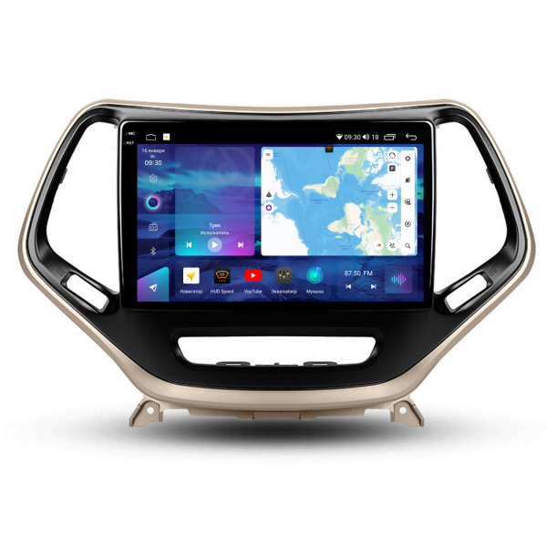 Магнитола на платформе Android Navi PRO 2K 6/128Gb 10" для Jeep Cherokee 5 2013-2024