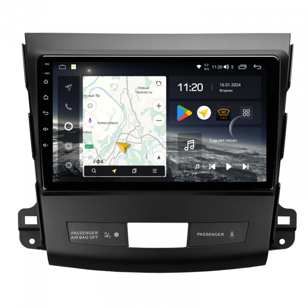 Магнитола Navi S Plus 4+32Gb 9" для Mitsubishi Outlander 2005-2011 Type-B