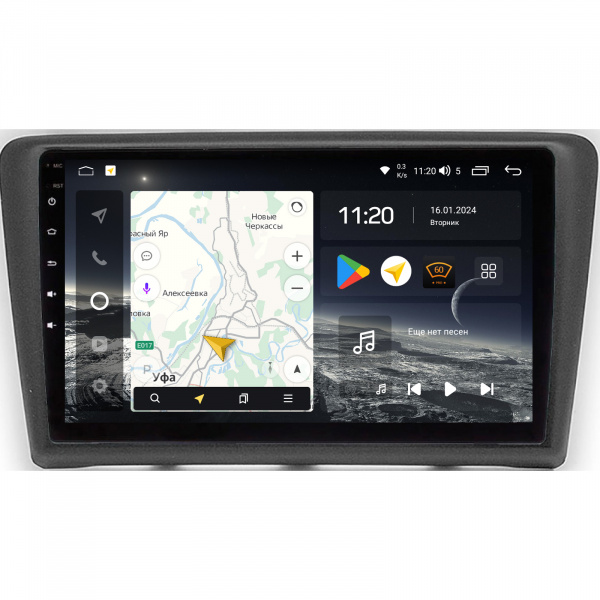 Магнитола Navi S Plus 2+32Gb 9" для Skoda Rapid 2012-2019