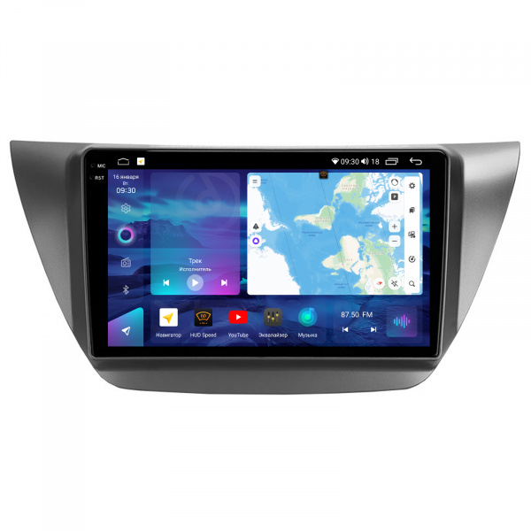 Магнитола на платформе Android Navi PRO 2K 4/64Gb 9" для Mitsubishi Lancer 9 2000-2009