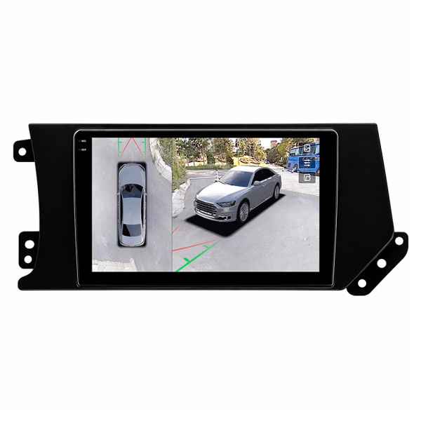 Магнитола Navi Pro 2K 6+128Gb 9" с поддержкой кругового обзора с камерами кругового обзора 360 1080p AHD для Great Wall Hover Haval F7/F7X 2019-2020