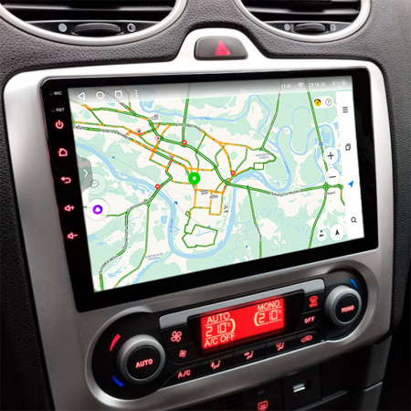Магнитола на платформе Android Navi PRO 2K 4/64Gb 9" для Ford Focus 2005-2011 Climate