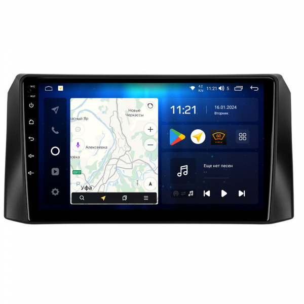 Магнитола Navi S Plus 6+128Gb 9" для UAZ Patriot 2016-2021