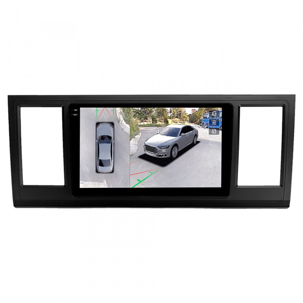 Магнитола Navi Pro 2K 6+128Gb 9" с поддержкой кругового обзора с камерами кругового обзора 360 1080p AHD для Volkswagen Multivan, Caravelle (T6) 2015-2019