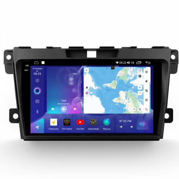 Магнитола на платформе Android Navi PRO 2K 4/64Gb 9" для Mazda CX-7 2009-2012