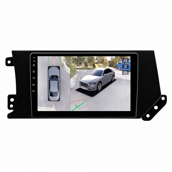 Магнитола NAVI S Plus 6+128Gb 9" с поддержкой кругового обзора с камерами кругового обзора 360 1080p AHD для Great Wall Hover Haval F7/F7X 2019-2020
