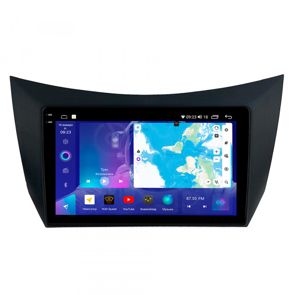 Магнитола на платформе Android Navi PRO 2K 4/64Gb 9" для Lifan 320, Smily 2008-2014