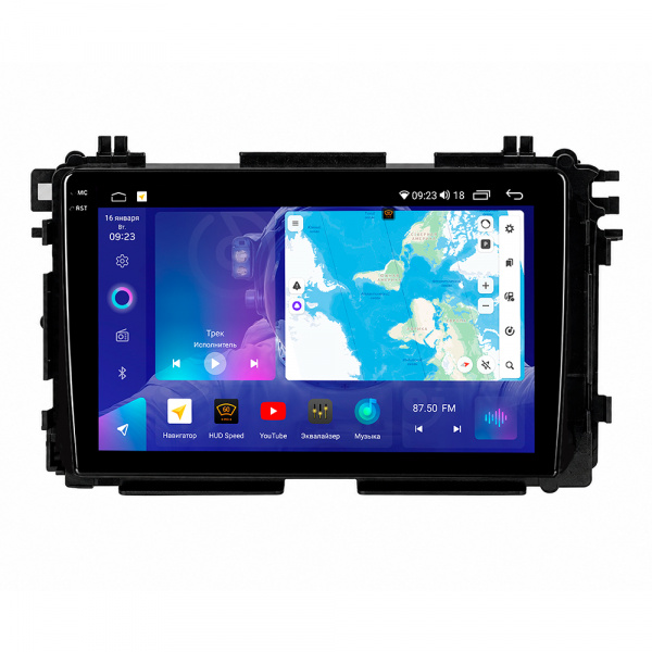 Магнитола на платформе Android Navi PRO 2K 4/64Gb 9" для Honda HR-V/Nezel/XR-V 2014-2021