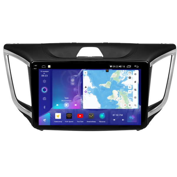 Магнитола на платформе Android Navi PRO 2K 4/64Gb 10" для Hyundai Creta 2014-2019