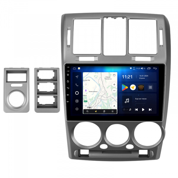 Магнитола Navi S Plus 6+128Gb 9" для Hyundai Getz 2002-2011