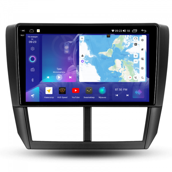 Магнитола на платформе Android Navi PRO 2K 4/64Gb 9" для Subaru Impreza/Forester 2008-2013