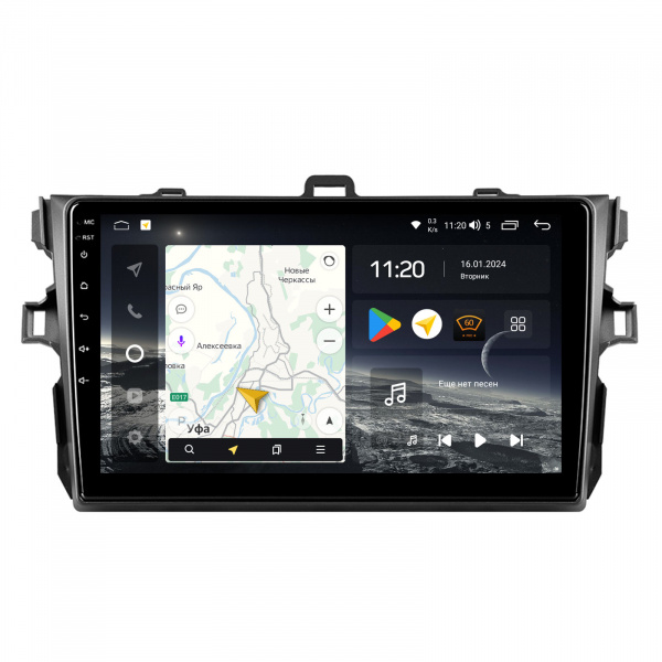 Магнитола Navi S Plus 2+32Gb 9"  для Toyota Corolla 150 2006-2013