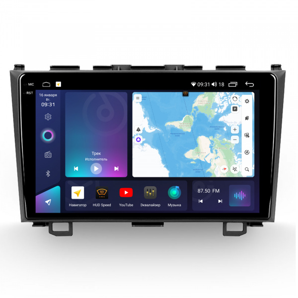 Магнитола на платформе Android Navi PRO 2K 4/32Gb 9" для Honda CR-V 2006-2012