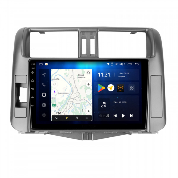 Магнитола Navi S Plus 6+128Gb 9" для Toyota Land Cruiser Prado 150 2009-2013 Type-A