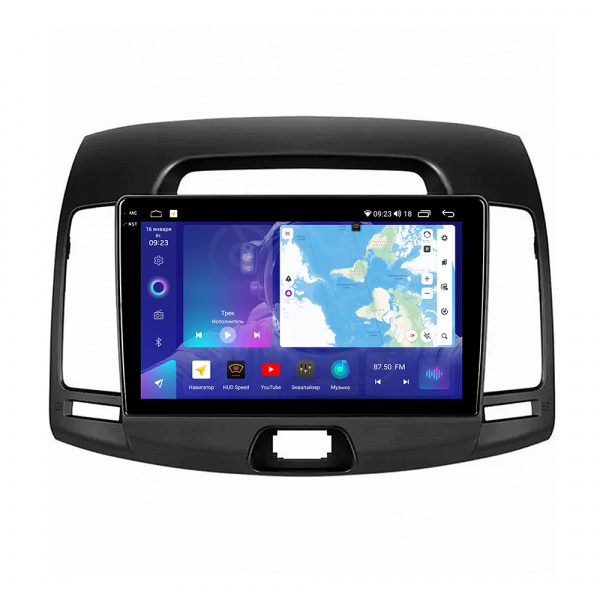 Магнитола на платформе Android Navi PRO 2K 4/64Gb 9" для Hyundai Elantra 2006-2011