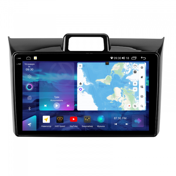 Магнитола на платформе Android Navi PRO 2K 6/128Gb 9" для Toyota Fielder 2012-2021