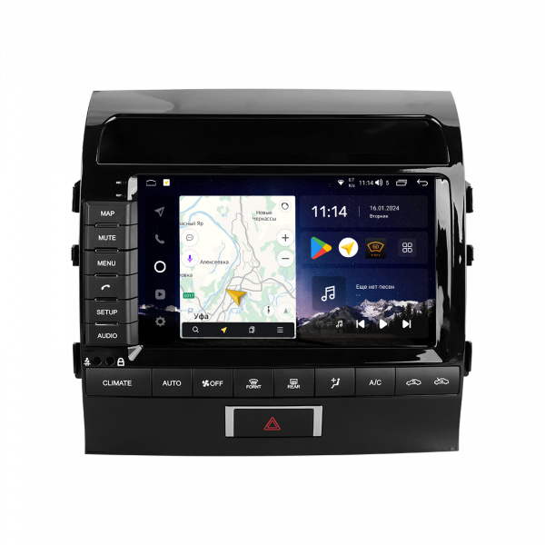 Магнитола Navi S Plus 4+64Gb 9" для Toyota Land Cruiser 200 2007-2015 Type-C