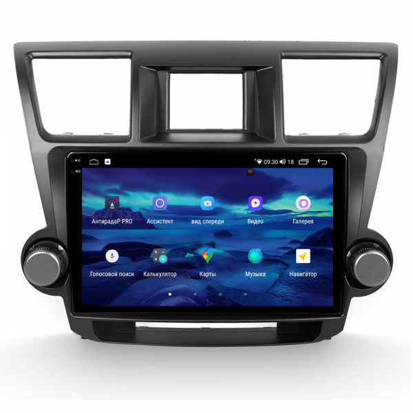 Магнитола на платформе Android Navi PRO 2K 6/128Gb 10" для Toyota Highlander 2007-2013