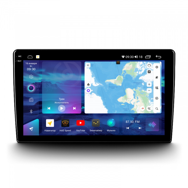 Магнитола Android NAVI PRO 2K 6+128Gb 10"