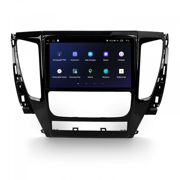 Магнитола на платформе Android Navi PRO 2K 4/32Gb 9" для Mitsubishi Pajero Sport 2016-2018