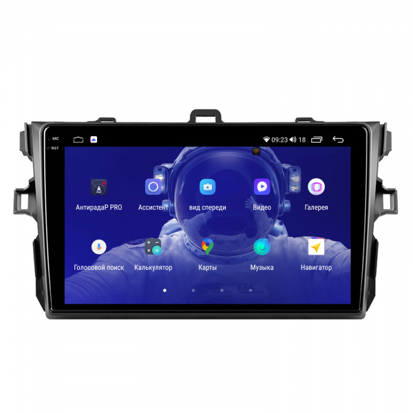 Магнитола на платформе Android Navi PRO 2K 4/64Gb 9" для Toyota Corolla 150 2006-2013