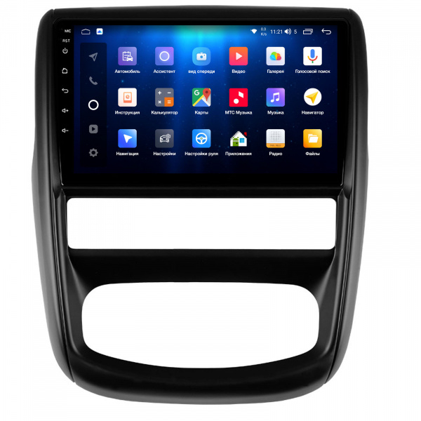 Магнитола Navi S Plus 6+128Gb 9" для Renault Duster 2010-2016/Nissan Terrano 2014-2022