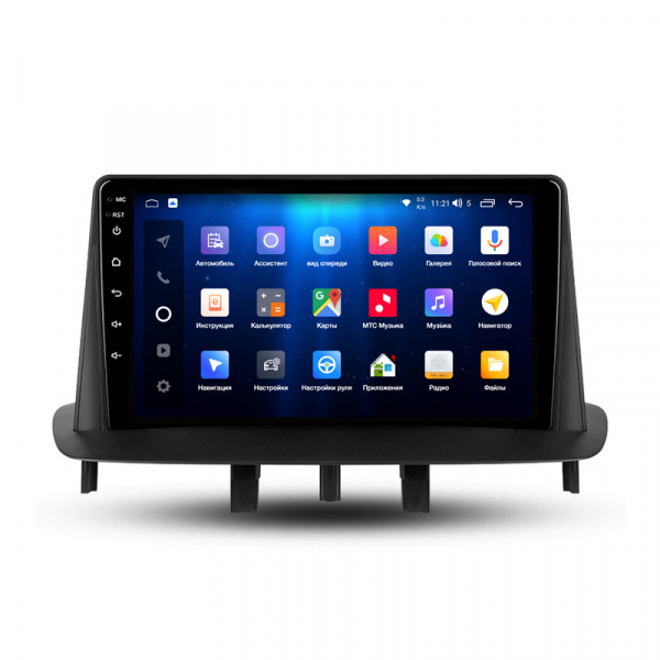Магнитола Navi S Plus 6+128Gb 9" для Renault Megane/Fluence 2008-2014