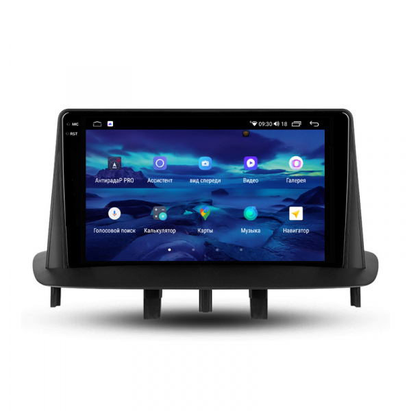 Магнитола на платформе Android Navi PRO 2K 6/128Gb 9" для Renault Megane/Fluence 2008-2014