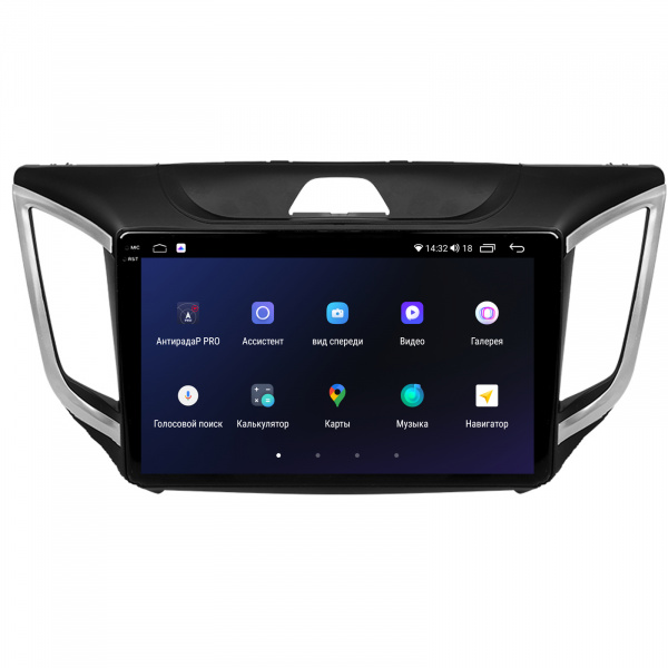 Магнитола на платформе Android Navi PRO 2K 4/32Gb 10" для Hyundai Creta 2014-2019