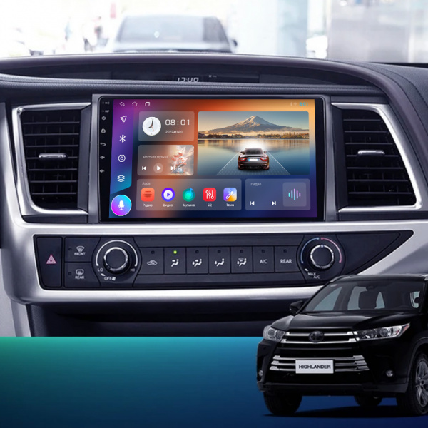 Магнитола NAVI LITE 1+32Gb 10" для Toyota Highlander 2013-2018