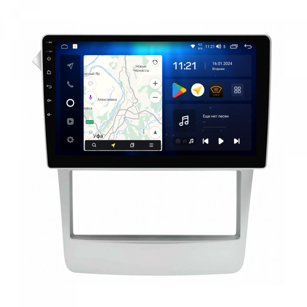 Магнитола NAVI S Plus 6+128Gb 9" с поддержкой кругового обзора с камерами кругового обзора 360 1080p AHD для Daewoo Nexia 2008-2016