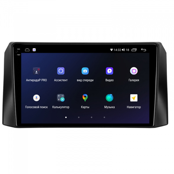 Магнитола на платформе Android Navi PRO 2K 4/32Gb 9" для UAZ Patriot 2016-2021