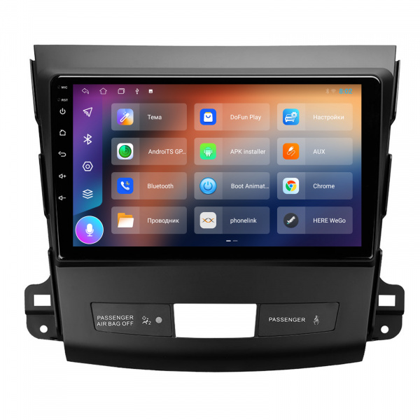 Магнитола NAVI LITE 2+32Gb 9" для Mitsubishi Outlander 2005-2011 Type-B