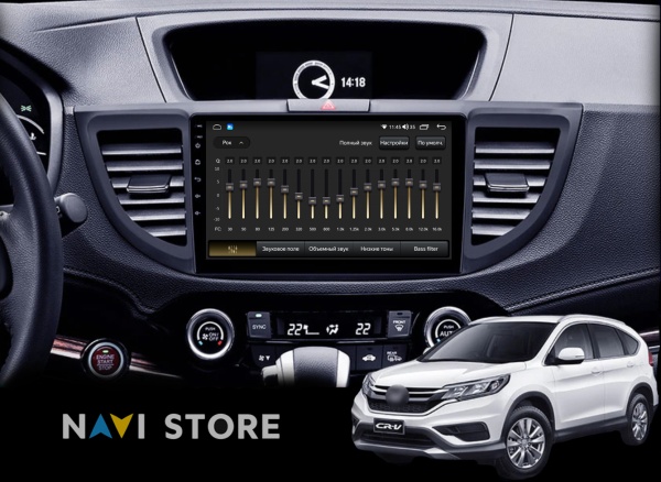 Магнитола Navi S Plus 4+32Gb 10" для Honda CR-V 2011-2018 "Type A"