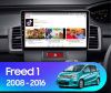 Установочный комплект для Honda Freed 2008-2016 10" черная матовая рамка