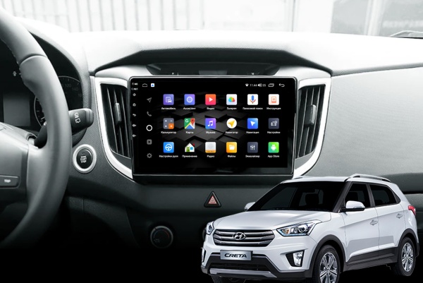 Магнитола Navi S Plus 4+32Gb 10"  для Hyundai Creta 2014-2019