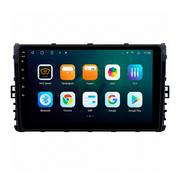 Магнитола NAVI S 2+64Gb 9" для Volkswagen Jetta 7/Skoda Kamiq/Passat-B8 2019-2026