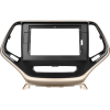 Установочный комплект для Jeep Cherokee 5 2013-2024 10" черная матовая рамка