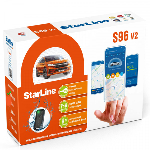 Автосигнализация StarLine S96 v2 ECO BT GSM 2CAN+4LIN