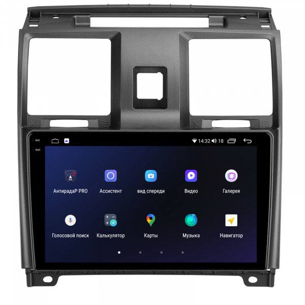 Магнитола на платформе Android Navi PRO 2K 4/32Gb 9" для UAZ Patriot 2012-2016